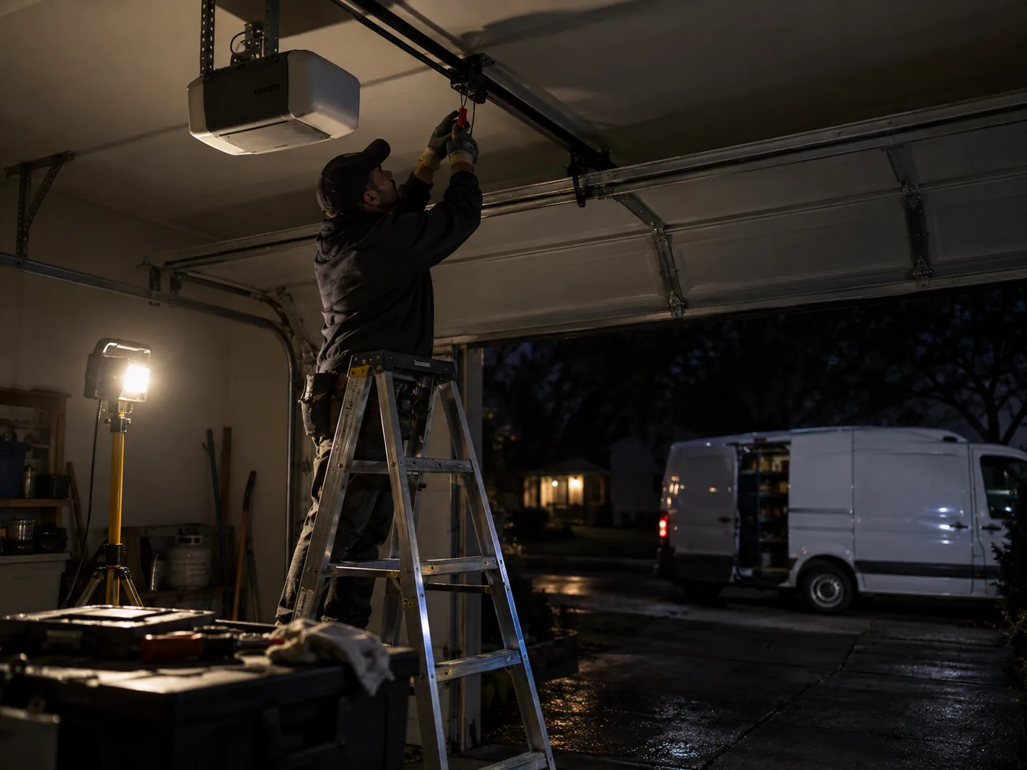 Emergency Repair for Saratoga's 1960s Garage Doors in Fremont