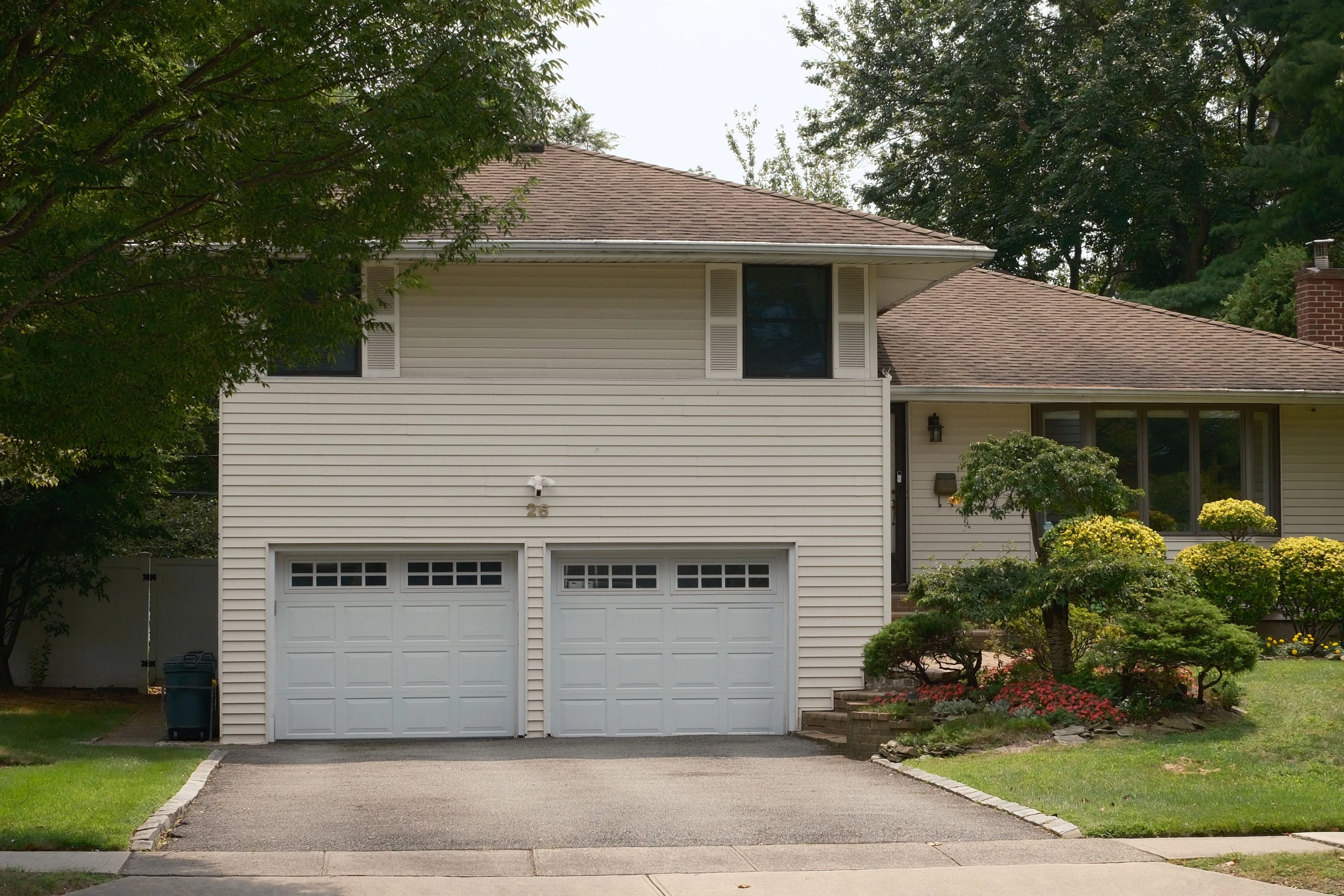 Residential garage door in Fremont